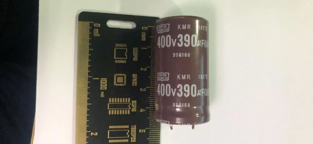 400V390UF no brand 390UF 400V KMR 25X45 NCC capacitor 105 degrees Accuracy: 20%