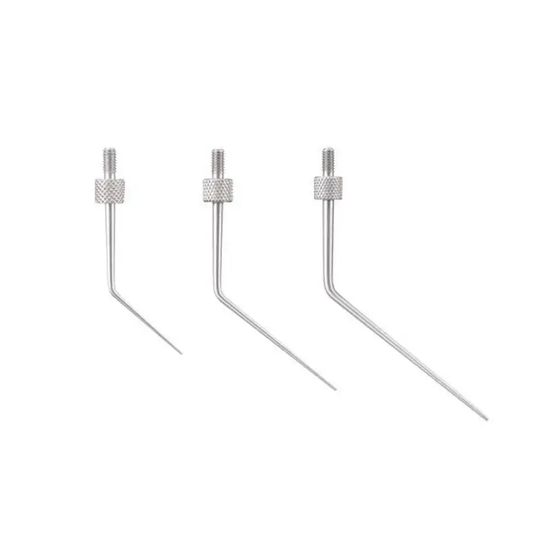 Practical M2.5 Thread Needle Diameter HSS Dial Test Indicator Contact Point Pointed Needle Dial Indicator Tool Parts 45degree