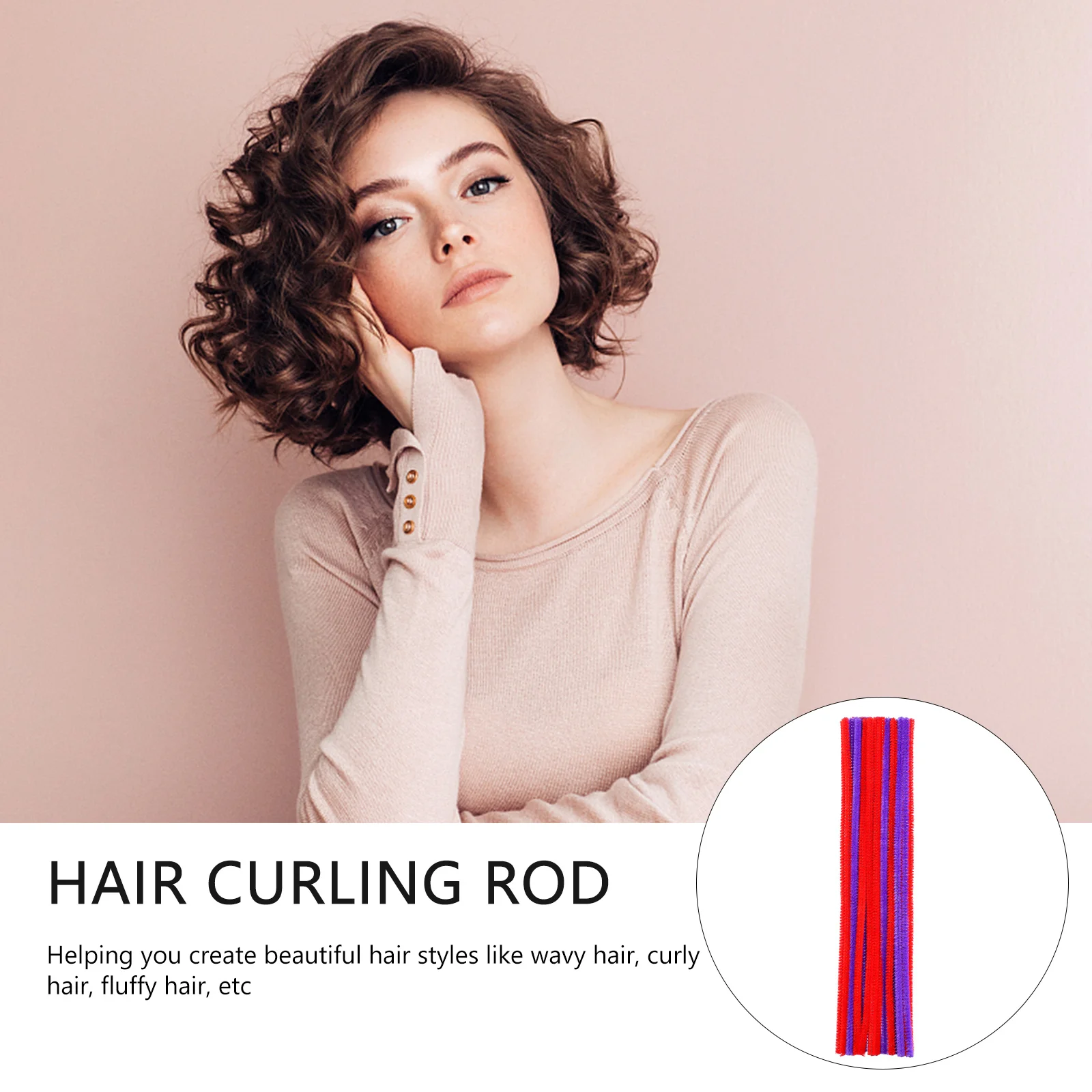 

200 Pcs Hair Perm Rods 10 Packs Random Colors Flexible Curling Rods Safe Durable Materials Curly Wavy Hairstyles Salon Use