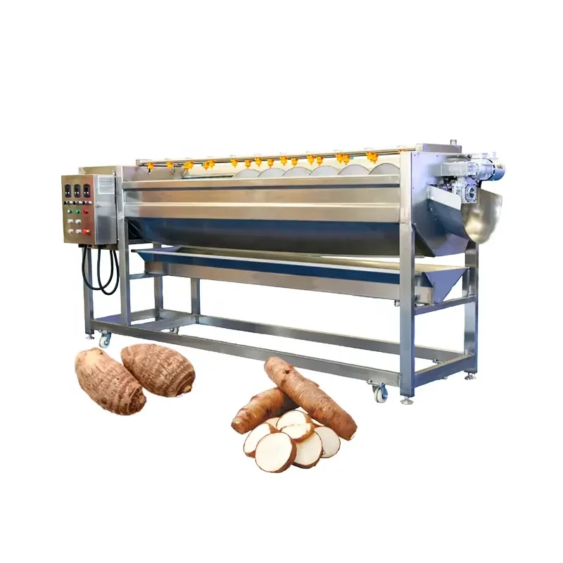 for High quality Automatic Vegetable Cleaning and Peeling Machine with Pump High Production Efficiency
