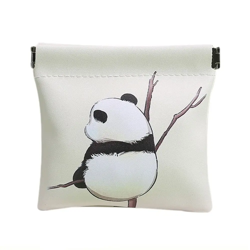 

New PU Shrapnel Bag Waterproof Portable Coin Purse Automatic Closing Cosmetic Bag