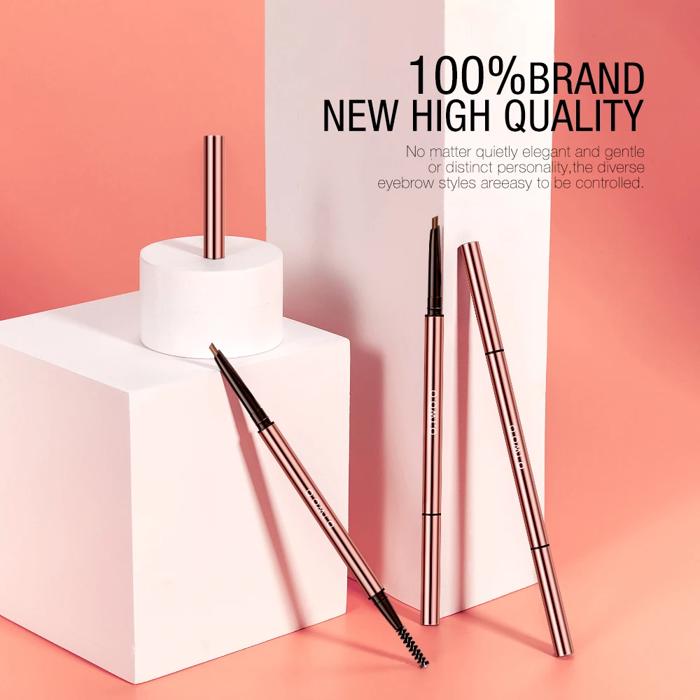 Easy To Use Water-resistant Waterproof Triangle Shape Ultra Slim Natural Eyebrow Color Pencil Precise Brow Definer 6 Colors