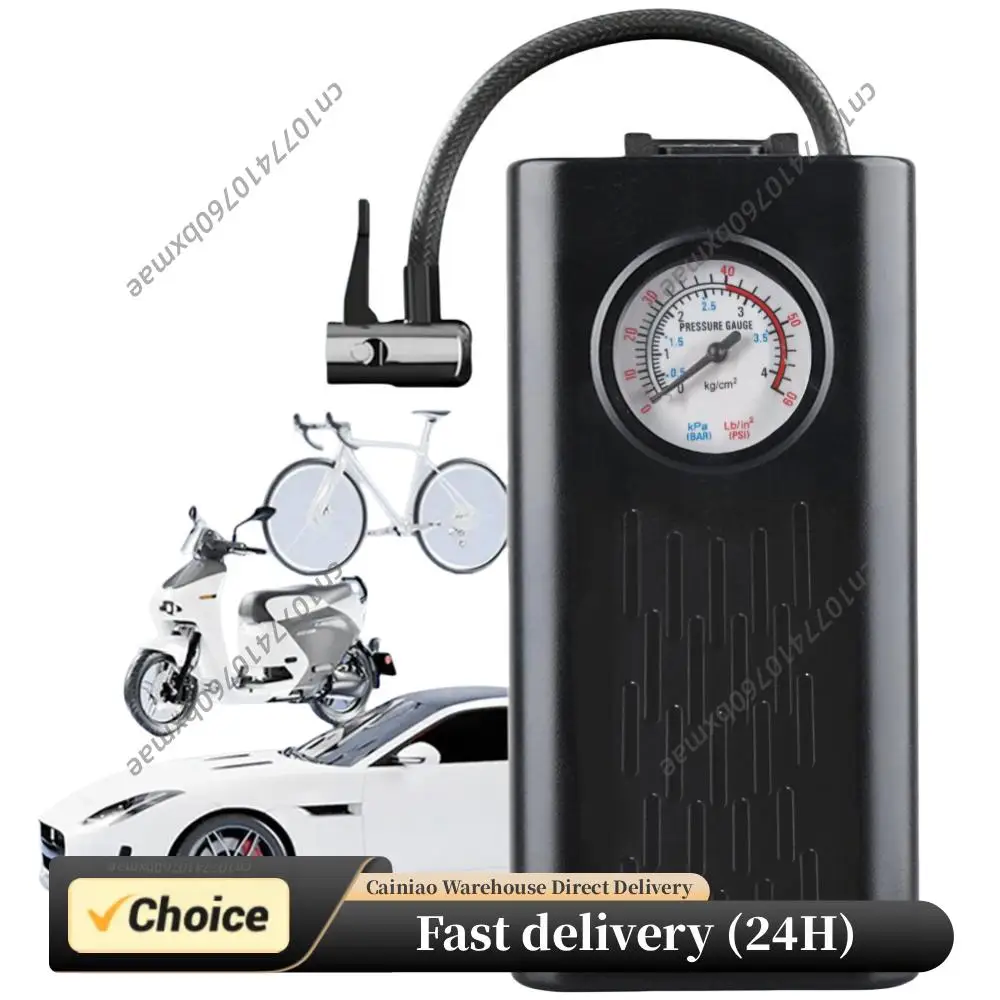 Electric Air Compressor USB Charging Car Tire Inflator Multifunctional Motorcycle Tyre Inflator for Motorbike Auto Bicycle