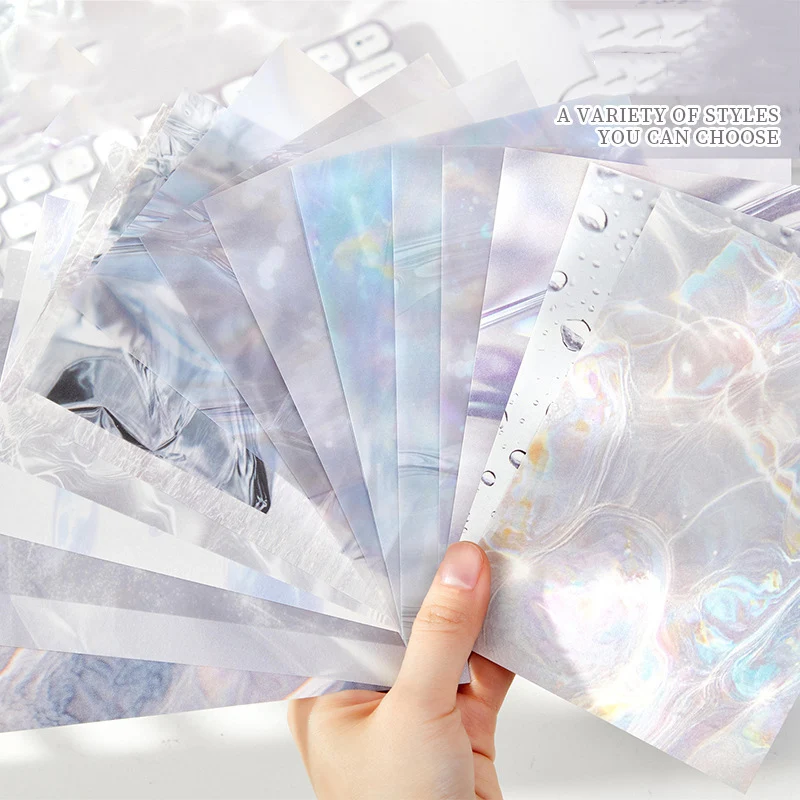 แสงแดดฤดูใบไม้ร่วง Series Vintage รังสีน้ําภูมิทัศน์วัสดุกระดาษสร้างสรรค์ DIY Journal วัสดุ Collage สมุดภาพเครื่องเขียน