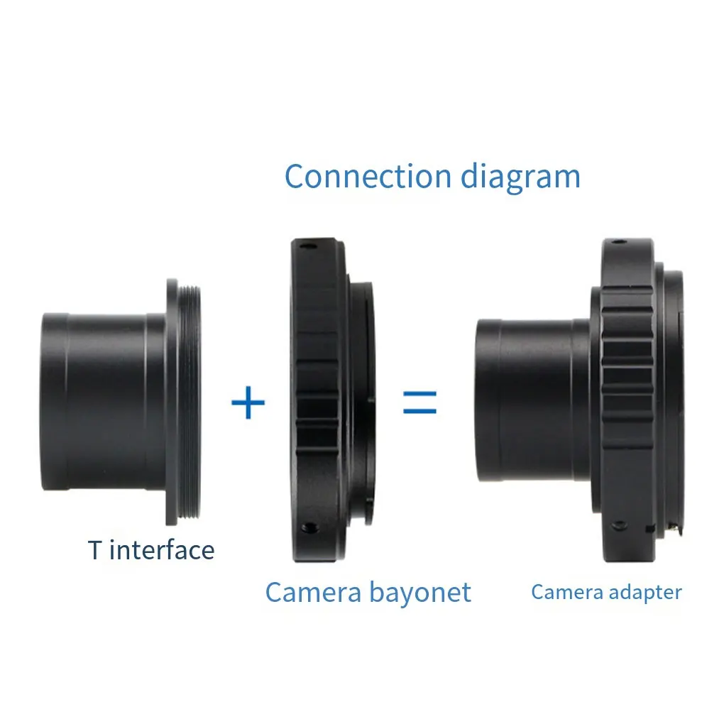 Adaptador de montaje en T profesional telescopio astronómico fotografía accesorios de cámara fácil