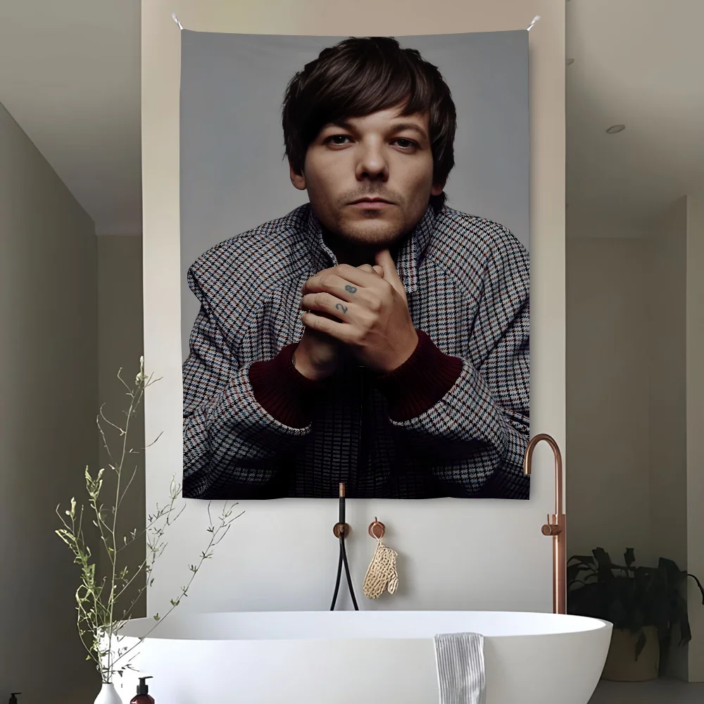 

L-Louis Hot Singer T-Tomlinsons Album Tapestry Perfect For Home&Living Bedroom Decor Wall Art Backdrop Banner