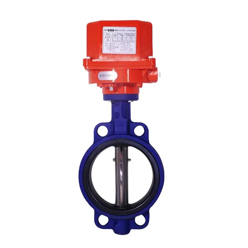 

220V AC/DC Cast Iron Wafer Motorized Butterfly Valve Electric Air Control Valve