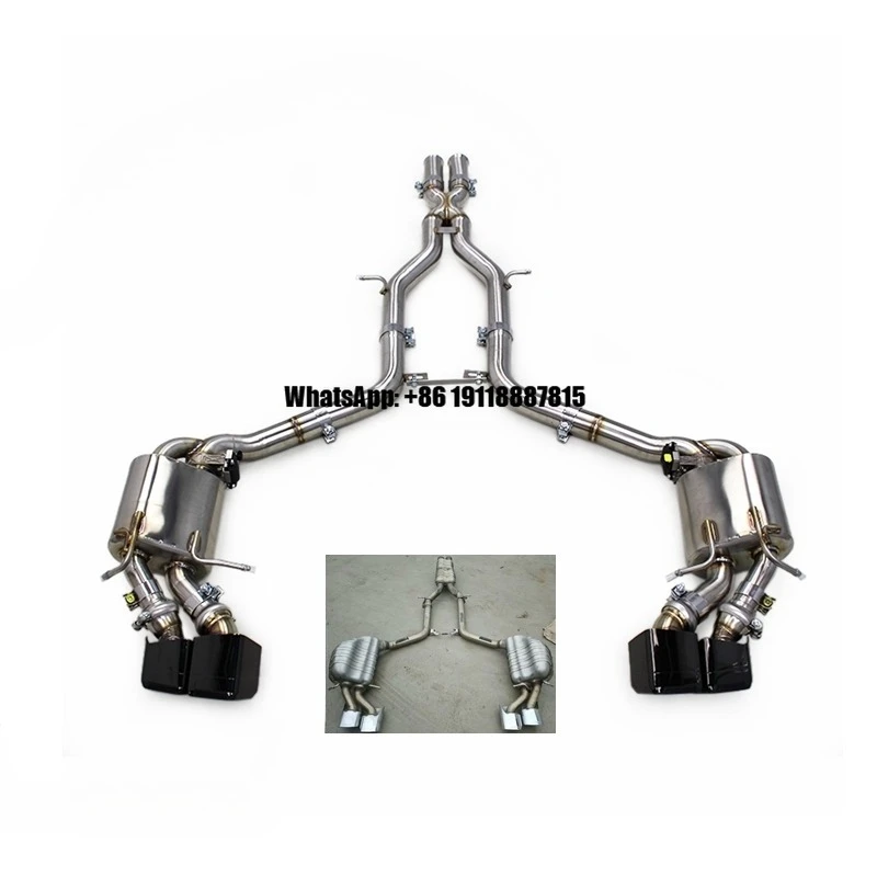 

Выхлопная система Race Factory Catback с глушителем для Mercedes-Benz C63 W204 6.2L 2012-2016, труба из SUS304