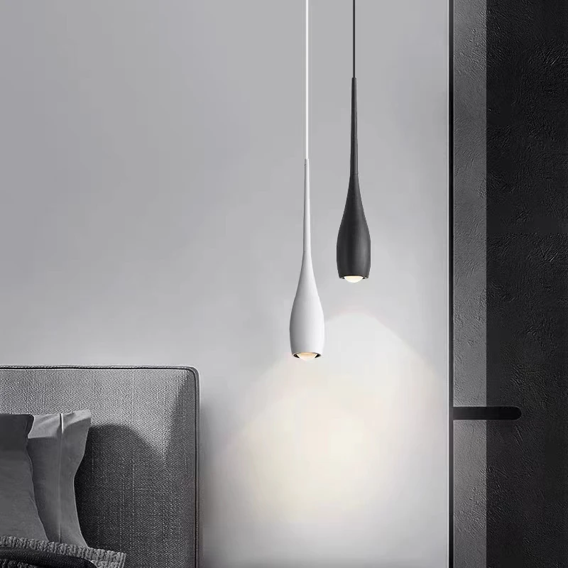 

Nordic LED Pendant Lights Chandelier Mirror Lamp Home Kitchen Island Dining Bar Cafe Bedside Droplight Fixture