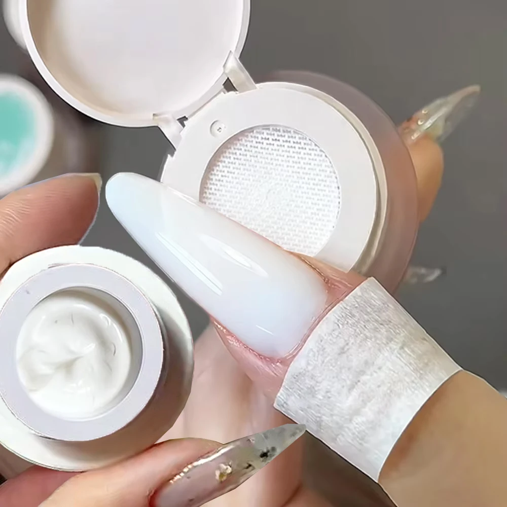 1Jar White Air Cushion Patting Gel Polish Ombre Pat Pat Gel Black Pink Gradient Blush Drawing Liner Soak Off UV LED Nail Varnish