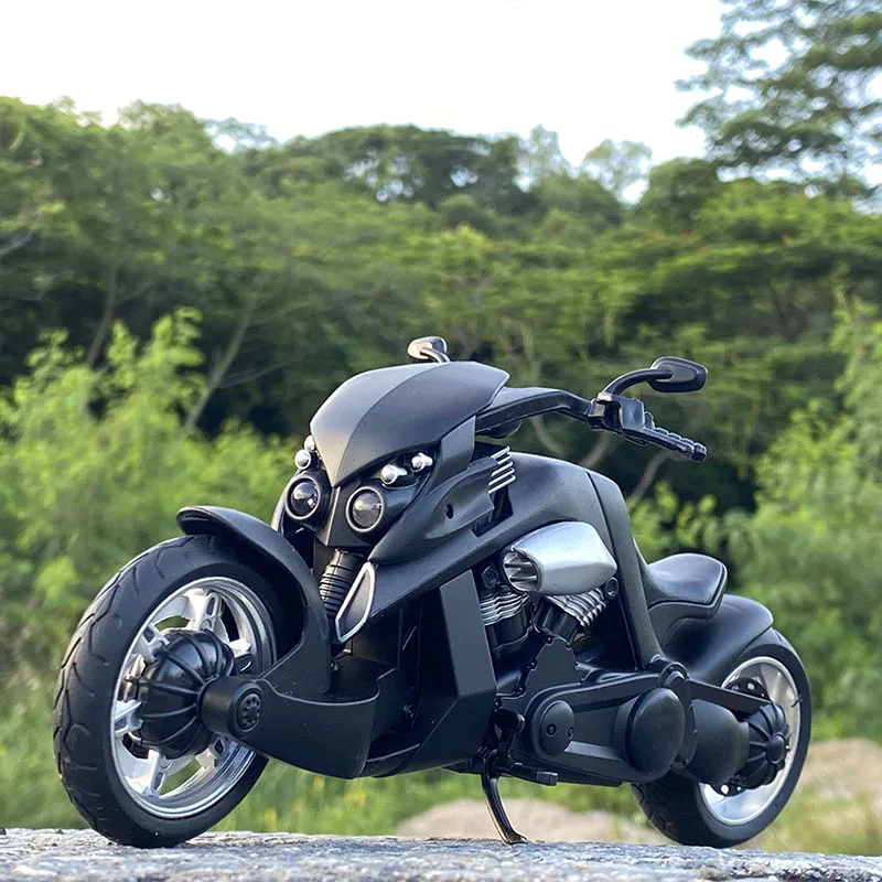 1:12 Yamaha Tyrannosaurus Rex V-REX Alloy Racing Motorcycles Model Simulation Street Motorcycle Model Sound and Light Collection