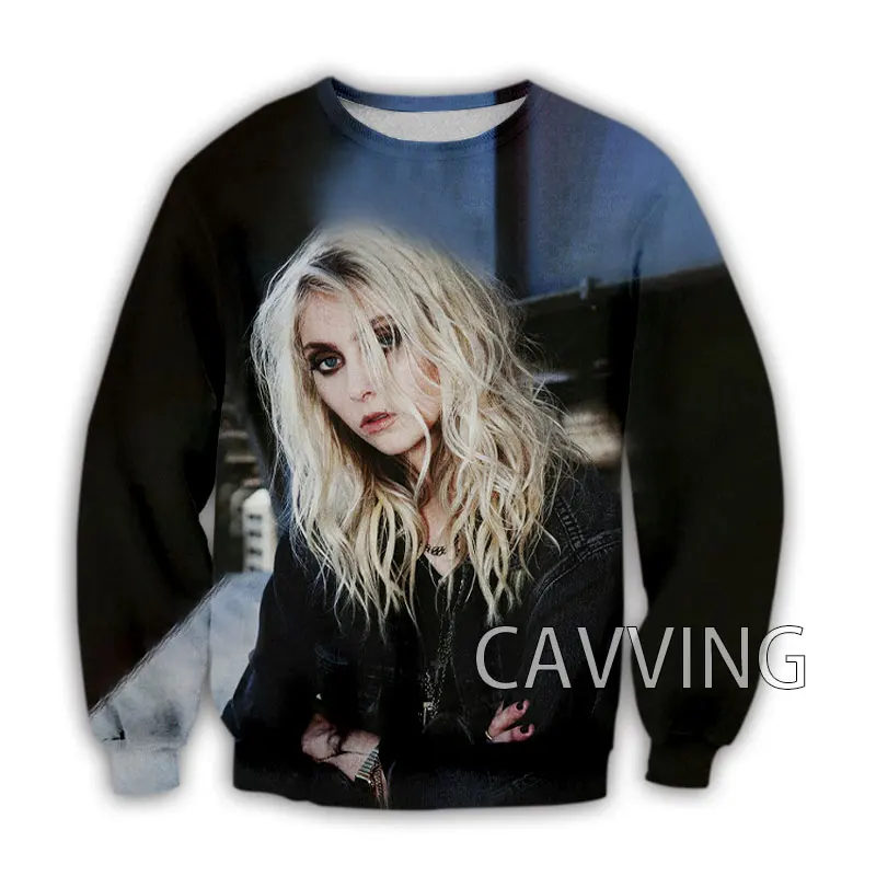 CAVVING 3D Printed  The-Pretty-Reckless  Crewneck Sweatshirts Harajuku Styles Tops Long Sleeve Sweatshirts for Men/women  C03