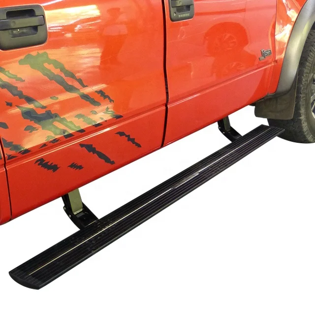 Customized Aluminum alloy bracket Pickup electric side steps for ford F150 CREW CAB 2008 2014 powered steps