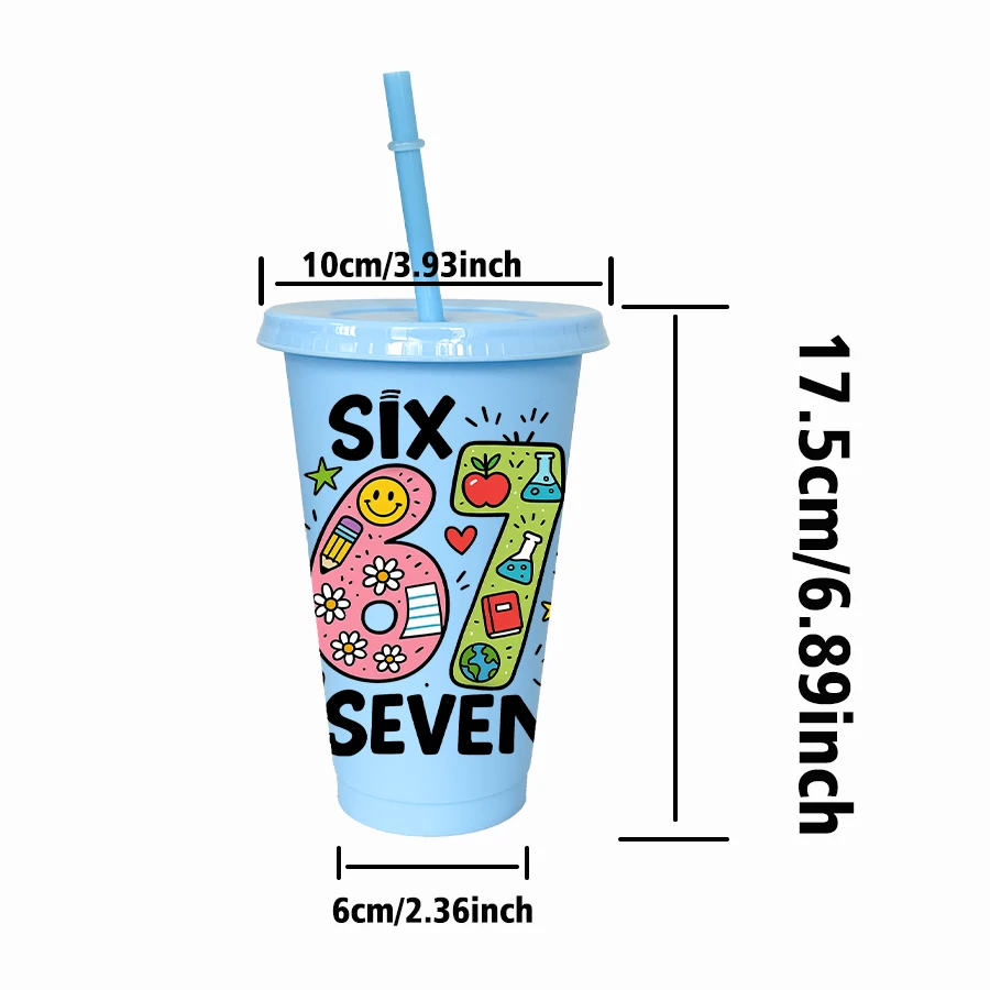 Lote de 12 Vasos de Plástico Coloridos de 26 oz con Diseño de Flores de Manzana Serie 67, para Fiestas de Cumpleaños, Reuniones, Vasos para Agua