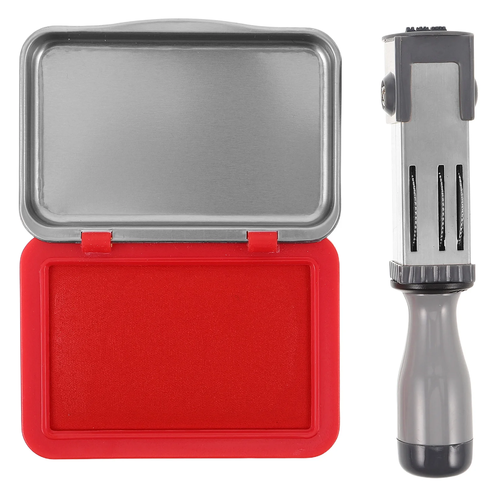 Kit de tampons de Date réglables, 1 ensemble, estampoir de jour, mois, impression claire, Portable, Compact, robuste, auto-encreur, pour le bureau