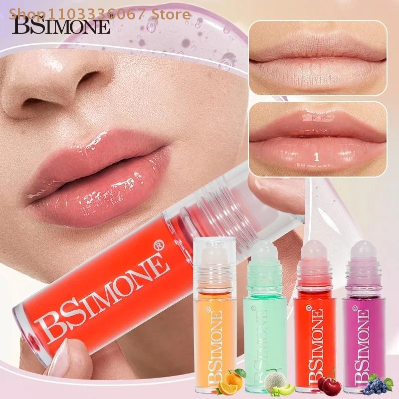 [M] 1Pc BSIMONE Gloss à lèvres teinté, huile de beauté pour les lèvres, hydratant, rouge à lèvres en gelée, huile brillante, baume hydratant, effet lèvres plus pulpeuses