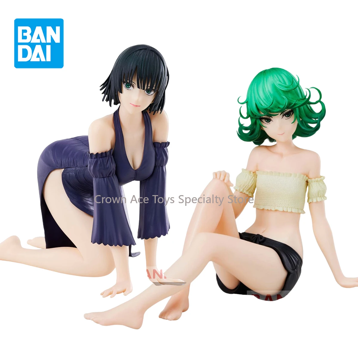 

Bandai Banpresto Anime Figure One Punch Man Relax Time Terrible Tornado Fubuki PVC Action Figure Collector Trendy Toys Doll Gift