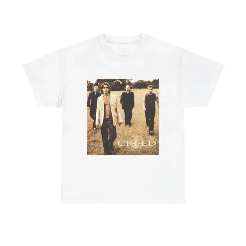 Creed T-Shirt Vintage Rock Band Album Cover Garage Beers Heavy Cotton