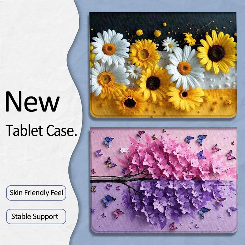 

Beautiful Pink Butterfly For Xiaoxin Lenovo Tab P12 Extreme Legion Y900 Idea Pro GT 12.1 2025 Foldable Tablet Case Gift