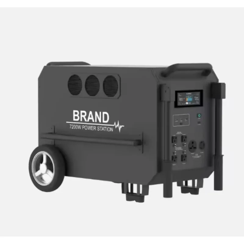 Portable Power Station 7000w Outdoor Ups Solar Generator 7kw Home Lithium Battery 10kwh Lifepo4 Battery