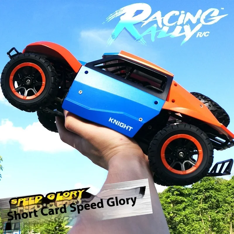 Huangbo 1:18 Short Card Speed Remote Control Off Road Vehicle 4wd High Speed Drift Boy Toy Car