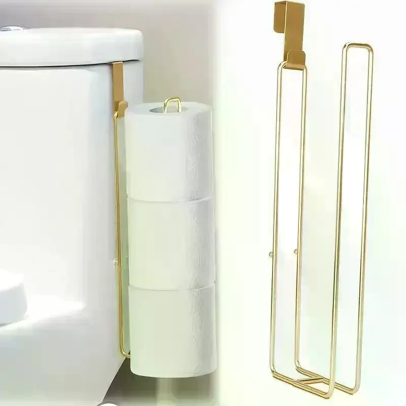 Paper Towel Rack Wall Mounted Toilet Paper Storage Rack Iron Paper Towel Storage Rack Roll Holder Toilet