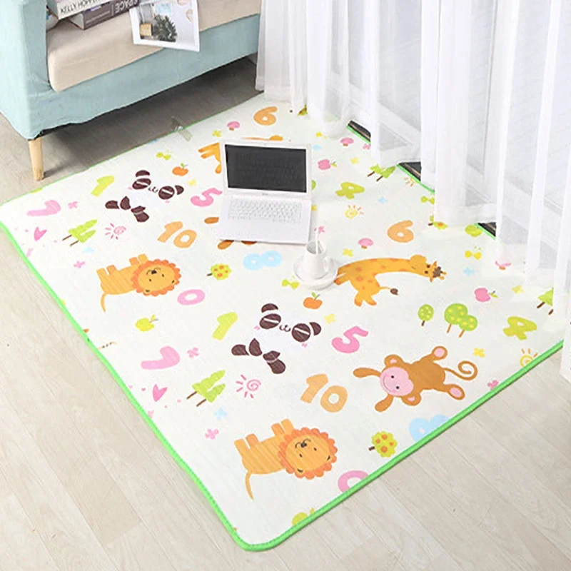 120*90cm Kids Crawling Mats  Baby Play Mat EPE Activity Gym Carpet Children Summer Rug Floor Infant Eva Foam Toys