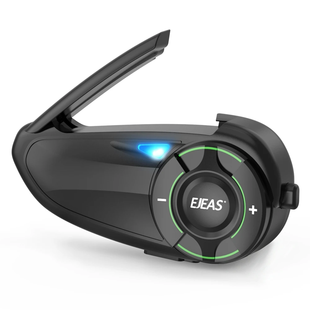 

EJEAS Customize Q8 Mesh Motorcycle Helmet Wireless Headset Intercom IP67 Waterproof Interphone Communication FM Radio
