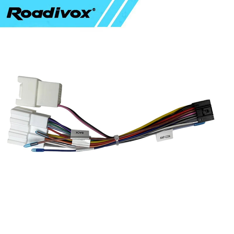 Android Car radio Canbus Box Decoder ForMitsubishi Pajero Sport Space Star 16 pin Wiring Harness Plug Power Cable