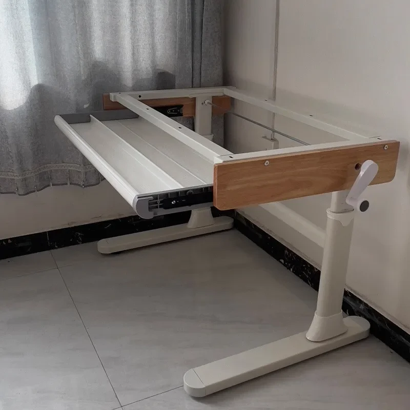 Children's study table shelf Study table accessories Hardware Lifting study table Steel frame