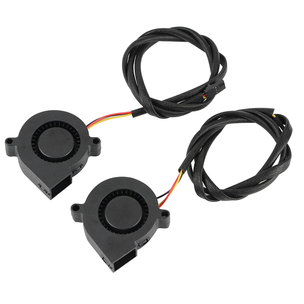 

2 Pcs 3D Printer Cooling Fan Hydraulic Bearing Front Super Silent Blow Radial Sleeve Easy Install Heat Dissipation