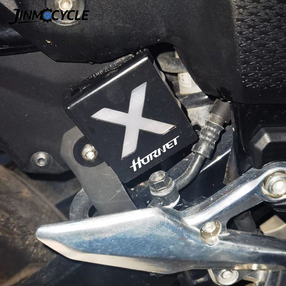 

Motorcycle Accessories Rear Brake Fluid Reservoir Guard Tank Protector Cover For Honda CB500 CB 500 Hornet 500 2024-2025-2026