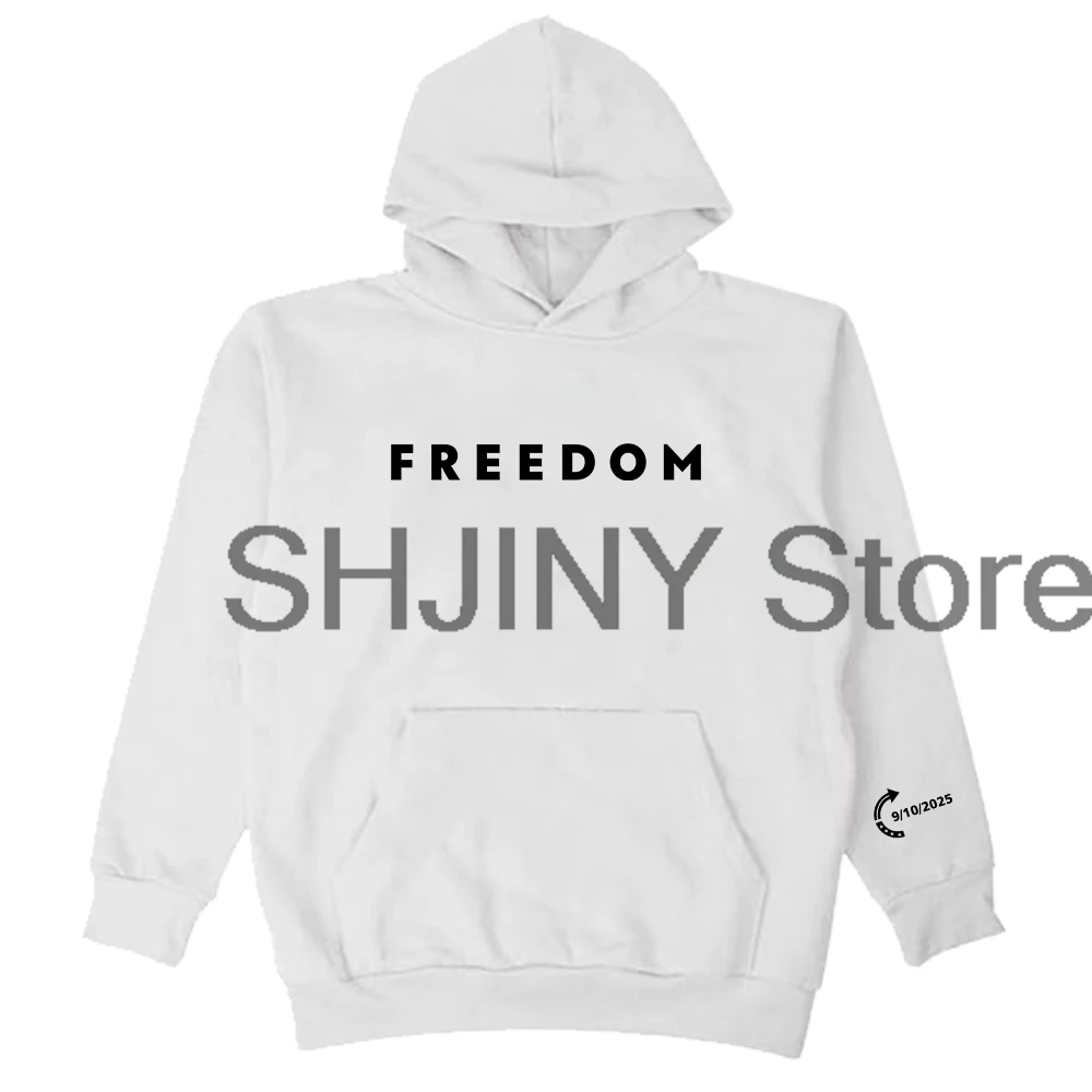 

Charlie Kirk Freedom Hoodie 1993-2025 Rip Long Sleeve Streetwear Women Men Hooded Sweatshirts