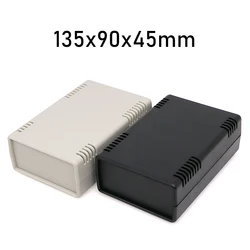 1PC ABS Plastic Project Box 135x90x45mm White Black Instrument Case Enclosure Boxes Wire Junction Box DIY Electronic Case