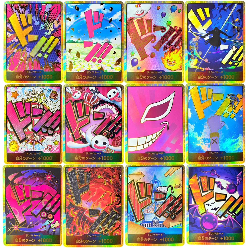 1pcs One Piece OPCG Cards Japanese The Best PRB 01 Don!!Queen GOLD SUPER PARALLEL FOIL NM Refraction Flash Collection Cards