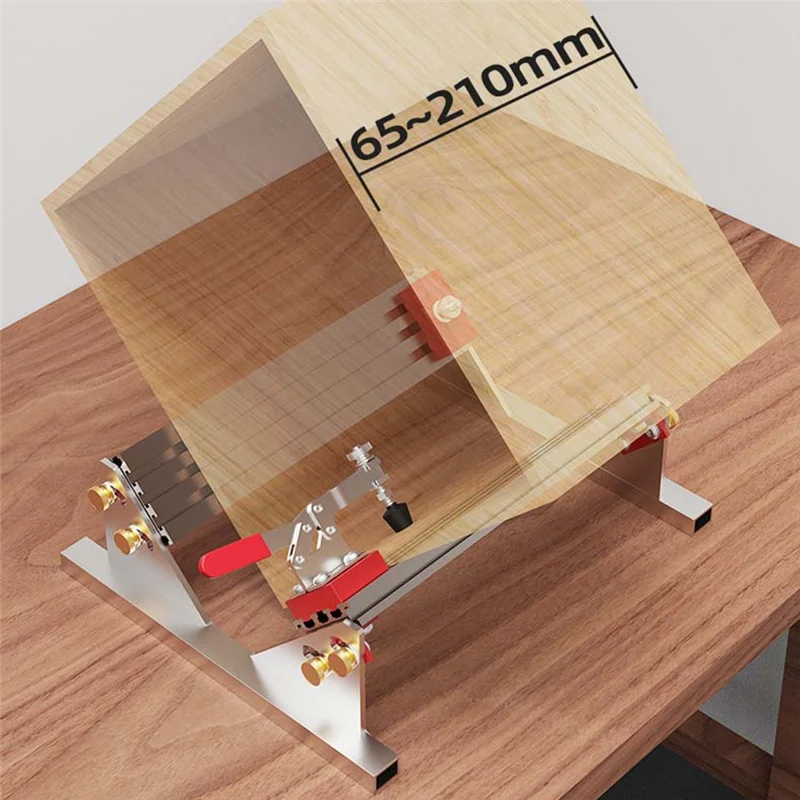 

A21Q -Drawer Jig Locator,Adjustable Milling Table Saw Drawer Clamp Locator, Drawer Clip Positioner For Right Angle Assists
