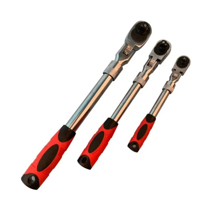 

Dual Purpose 72 Tooth Retractable Ratchet 1/4 3/8 1/2 Telescoping Movable Head Multifunctional Mechanical Workshop Hand Tool