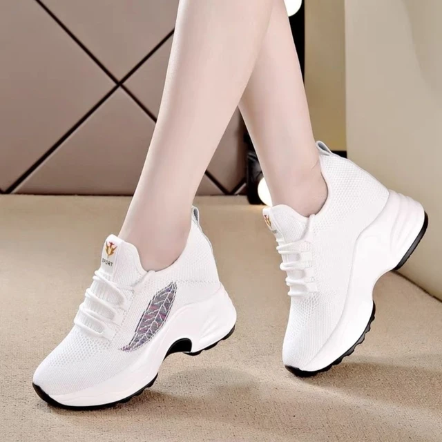 Thick sole running shoes sales