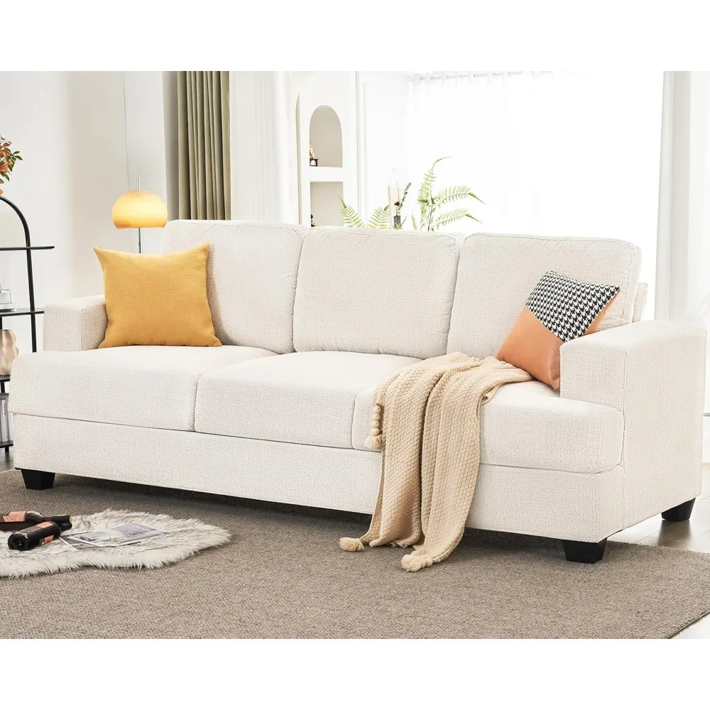 89 Inch , Comfy Sofa Couch with Extra Deep Seats, Modern   3 Seater Sofa, Couch for Living Room Apartment Lounge