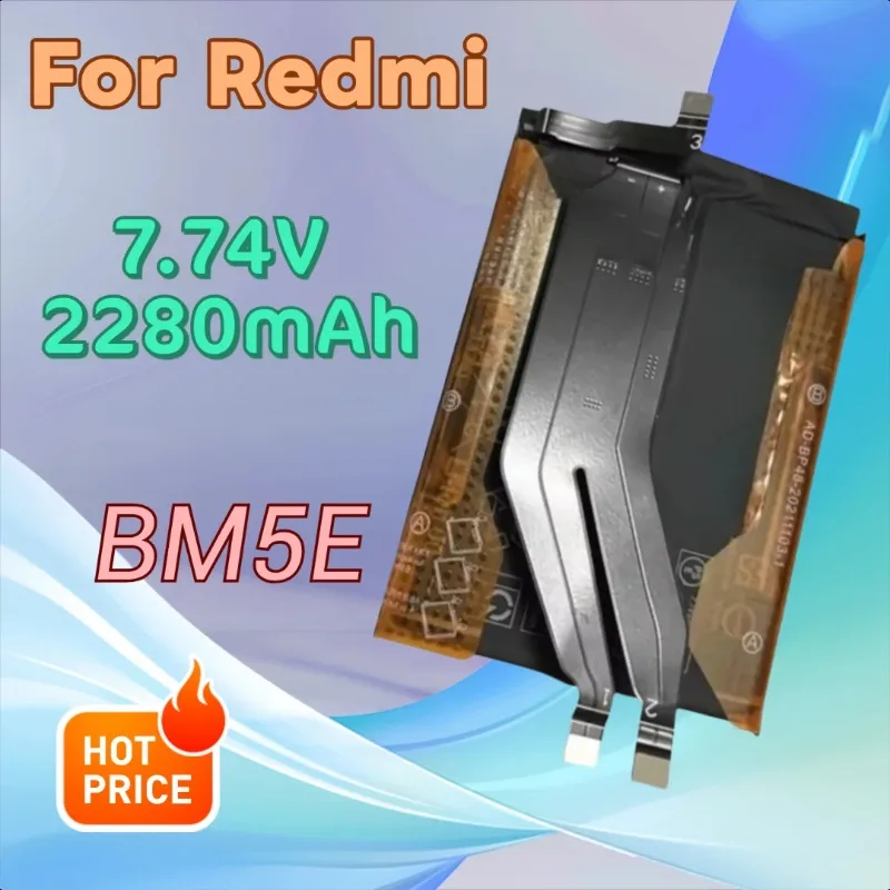 

Аккумулятор для мобильного телефона BM5E 7,74 В, 2280 мАч для Redmi K50Pro K50G Ultra