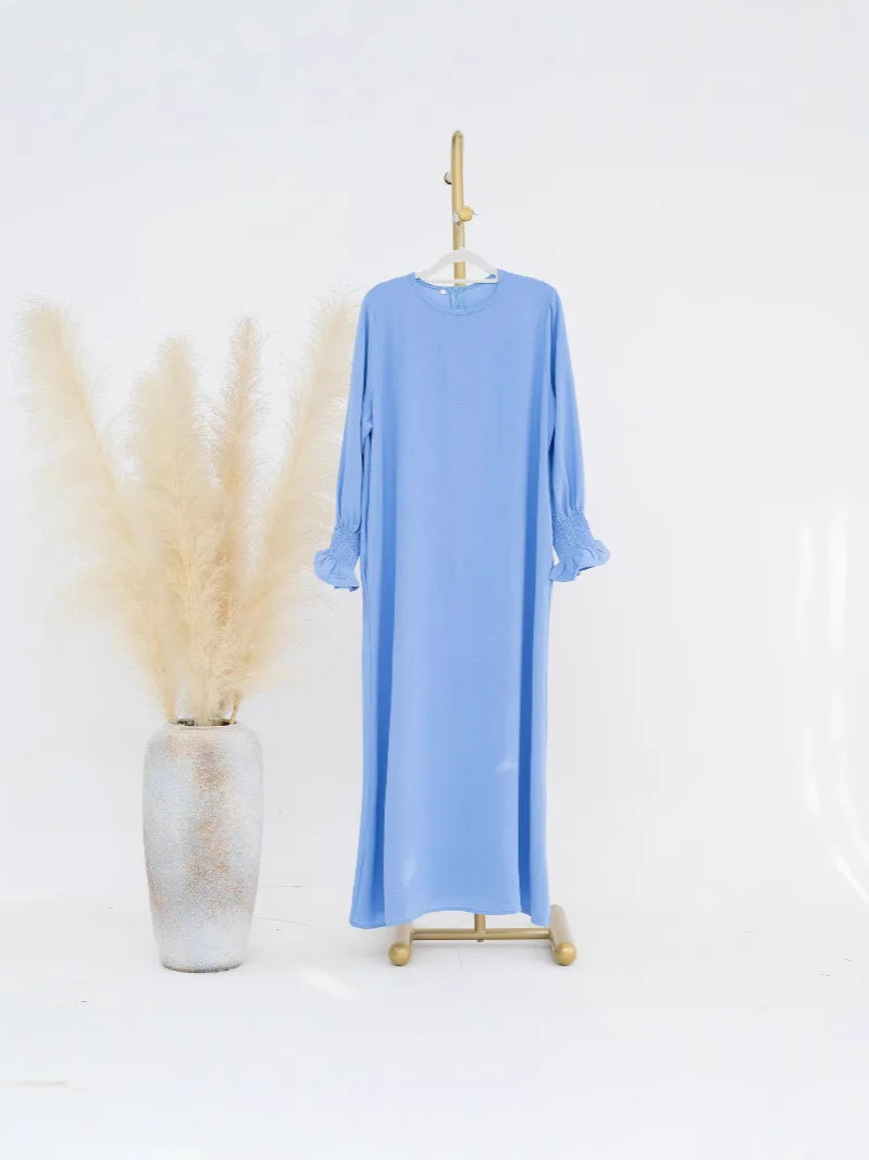 

BreathableLightweight Abaya Long Sleeve Comfort Abaya Premium Soft Breathable Abaya Two Piece HijabFriendlyLightweight Dress