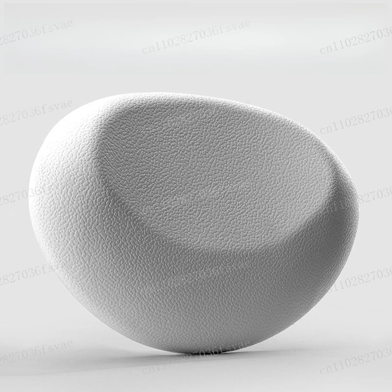 Black Square Bath Pillow White Round Pillow Massage Cylinder Pillow Adsorption PU Headrest