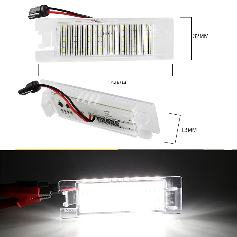 

2PCS Canbus Car LED Number License Plate Light for Opel Vectra C Astra J H Zafira B Insignia Corsa C Meriva A Tigra B Lamp