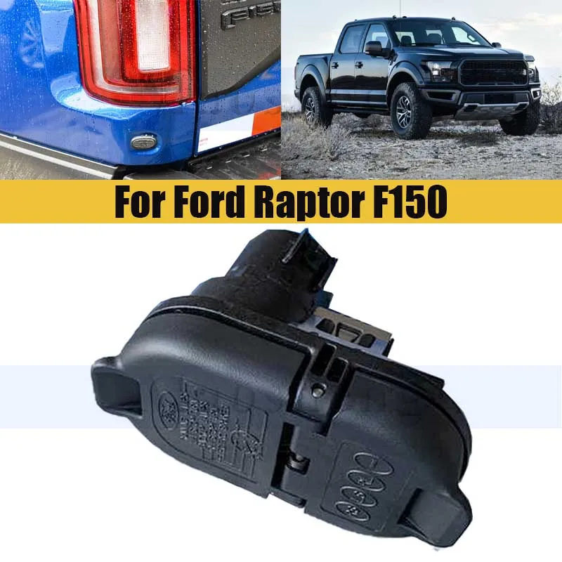 

Rear Bumper Trailer Hook Cover Retractor Plug Cover Trim Plate For Ford Raptor F150 Trailer Cable Kit Trailer Socket Set