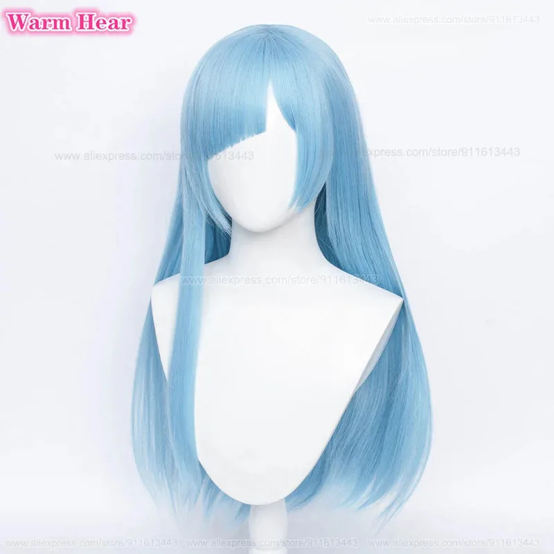 65 см длинные синтетические аниме Мива Касуми синие прямые косплей термостойкие волосы Хэллоуин вечерние женские парики + шапочка для парика 65 см длинные синтетические аниме Мива Касуми синие прямые косплей термостойкие волосы Хэллоуин вечерние женские парики + шапочка для парика