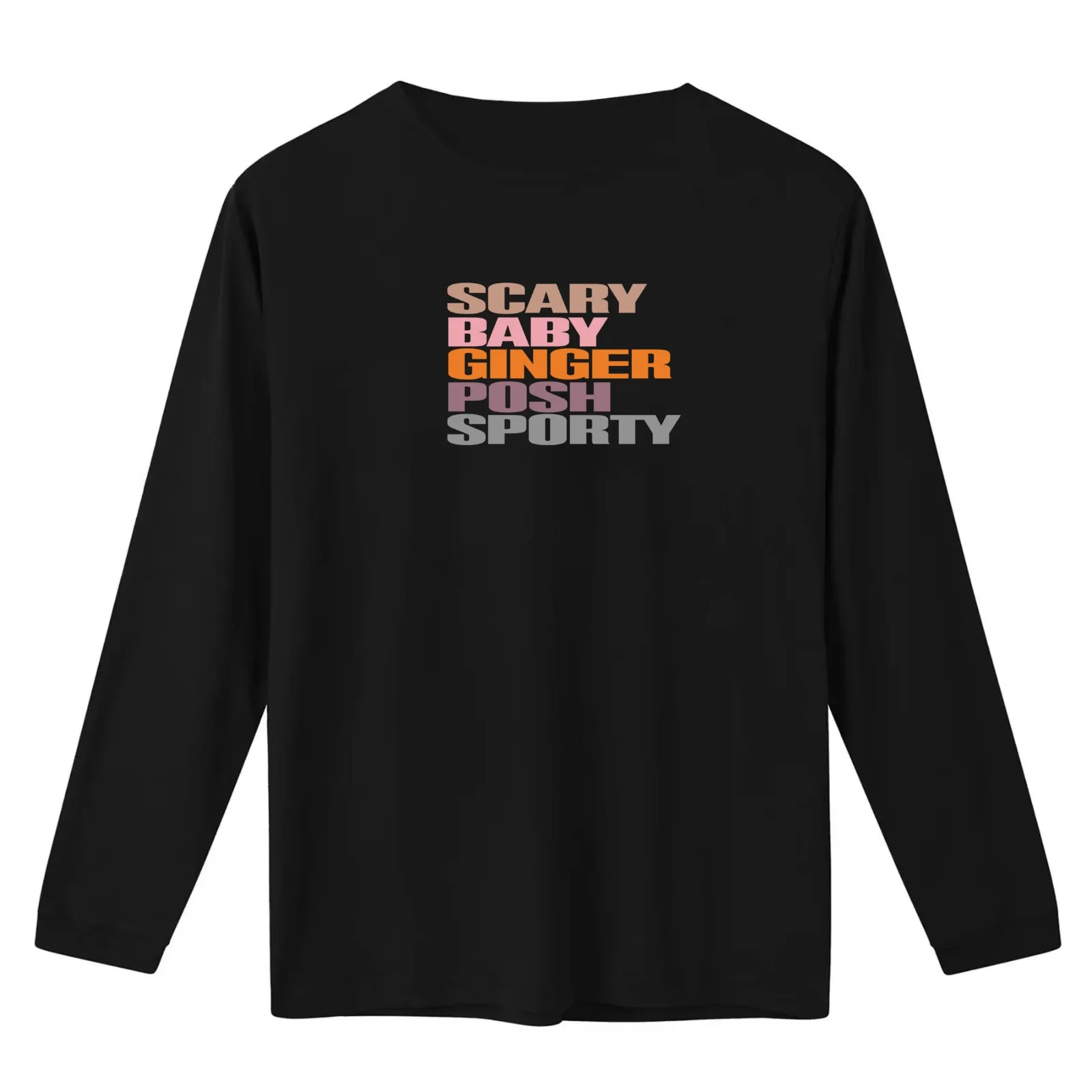 SCARY BABY GINGER POSH SPORTY T-Shirt Summer Casual Cotton Tee Oversized Streetwear Tops Vintage Graphic Print 100% Cotton