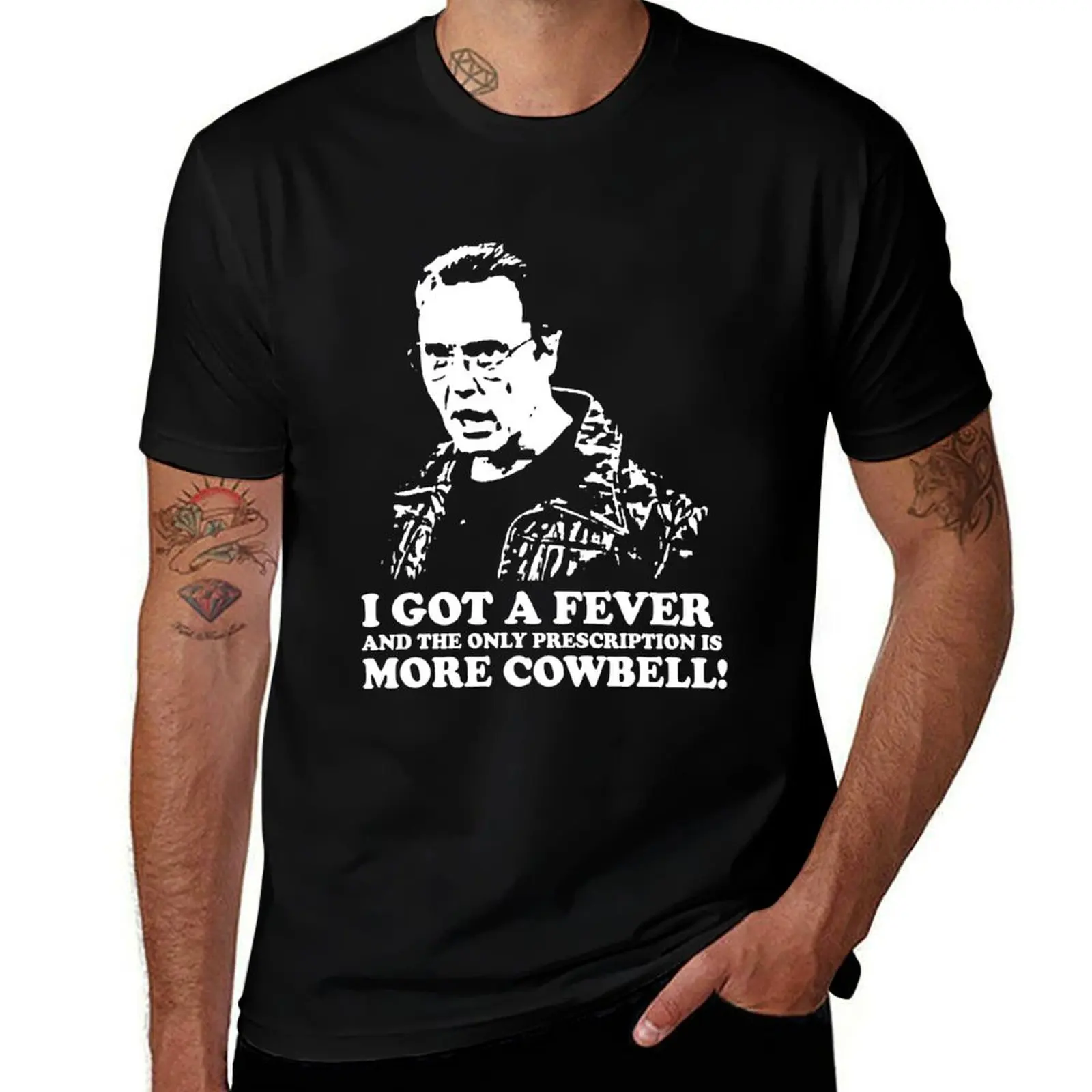 Birthday Gift Christopher Walken movie More Cowbell T-Shirt summer top street wear mens t shirts pack