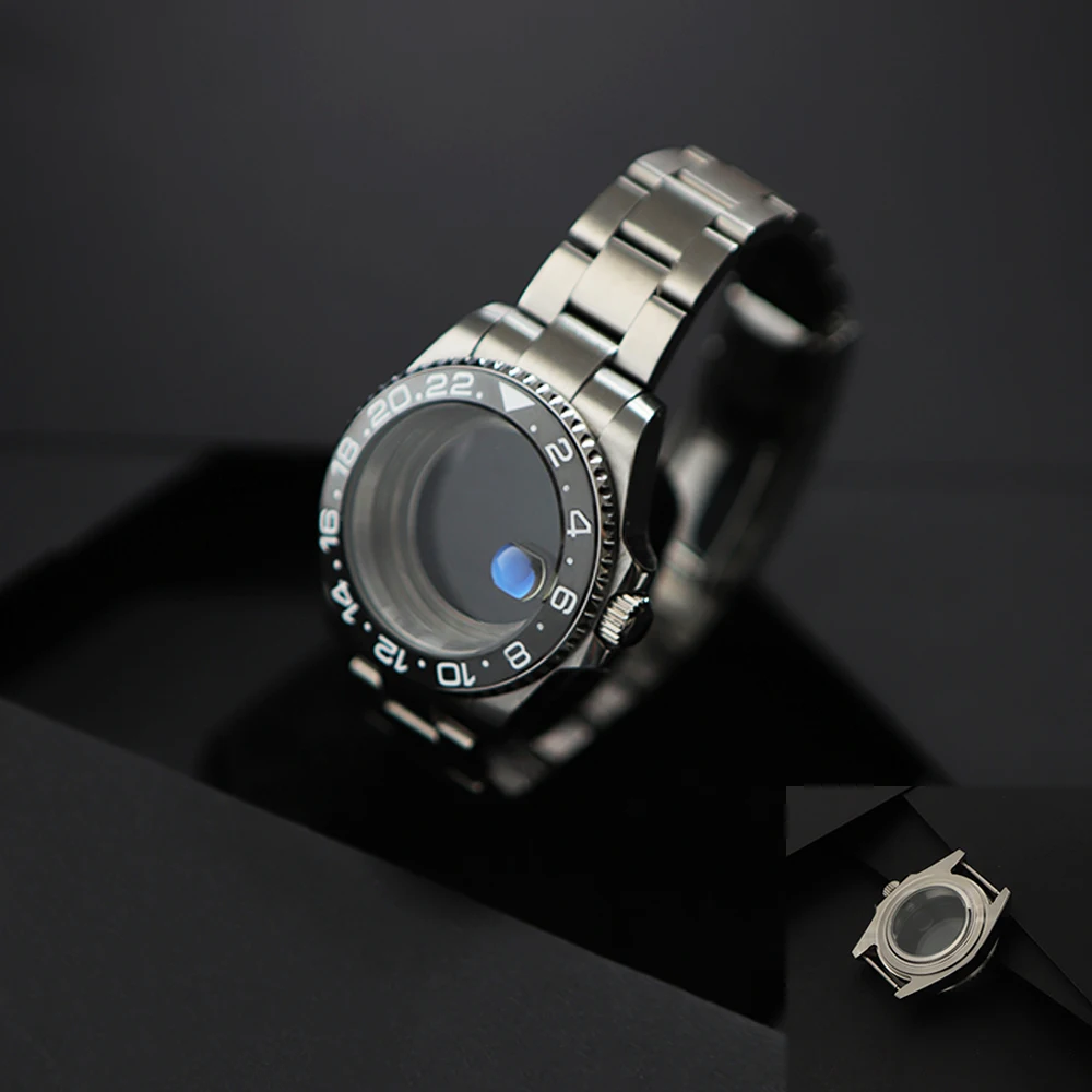 40mm Case Men's Watcht Stainless Steel Sapphire Glass NH35 Watch 28.5mm dial for NH34 NH36  Movement Customizable Dialing