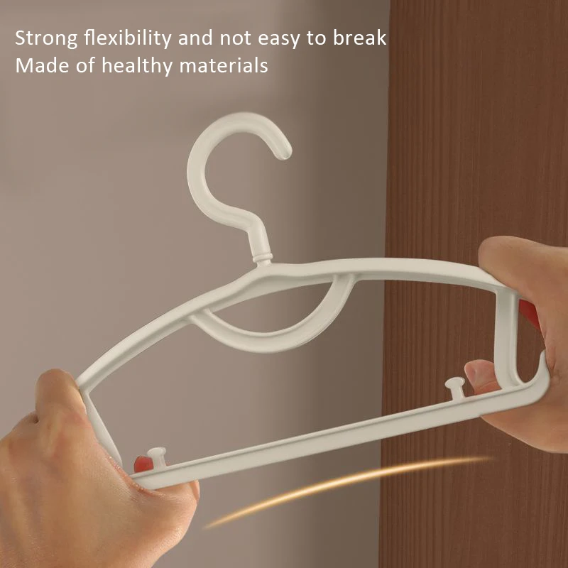 10/20pcs Wide-Shoulder Hanger Rotin Non-Slip Organizers For Suit Shirt Coat Strap Hook Clothes Organizers Dressing Storage