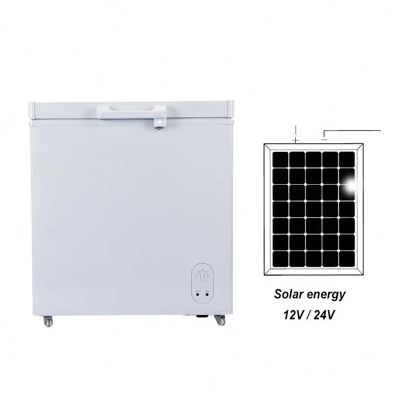 158L Manufacture Energy Saving Chest Freezer Solar Freezer Kit